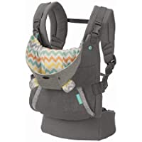 Los mejores  - INFANTINO Cuddle Up Ergonomic Hoodie - Carrier- Grey With Multi Coloured Hood